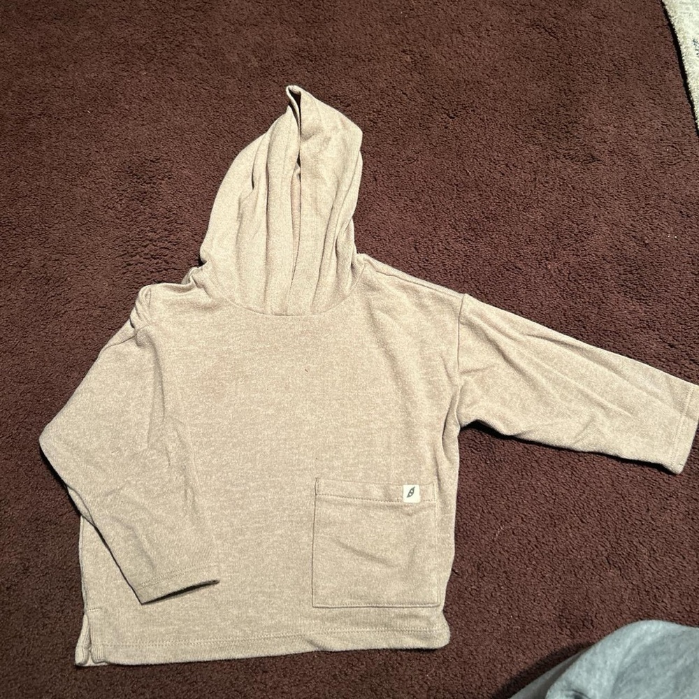 Cozy Beige Kids Hoodie